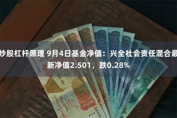 炒股杠杆原理 9月4日基金净值：兴全社会责任混合最新净值2.501，跌0.28%